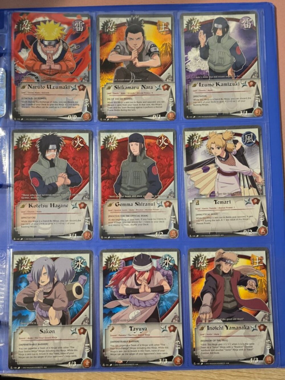 Naruto CCG - Pick Your Cards - Ninja & Client Cards